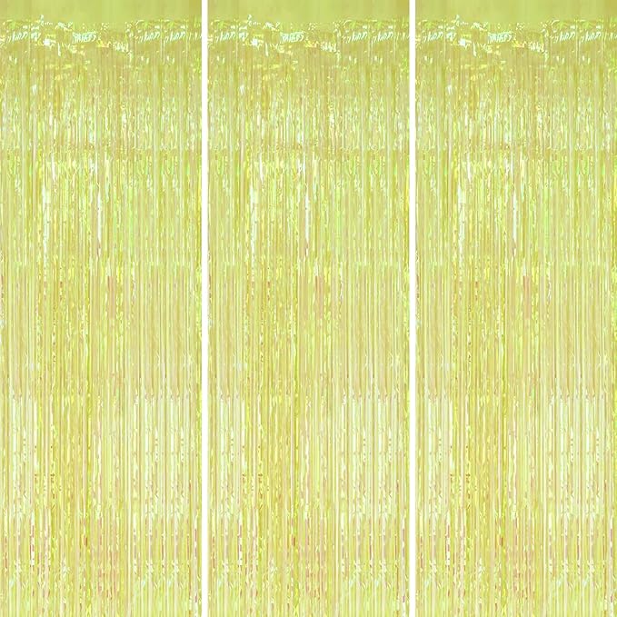 3 Pack Foil Fringe Backdrop by DECOCKRAT