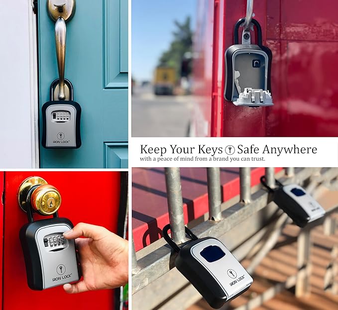 Iron Lock® Key Lock Box Portable - Image 4