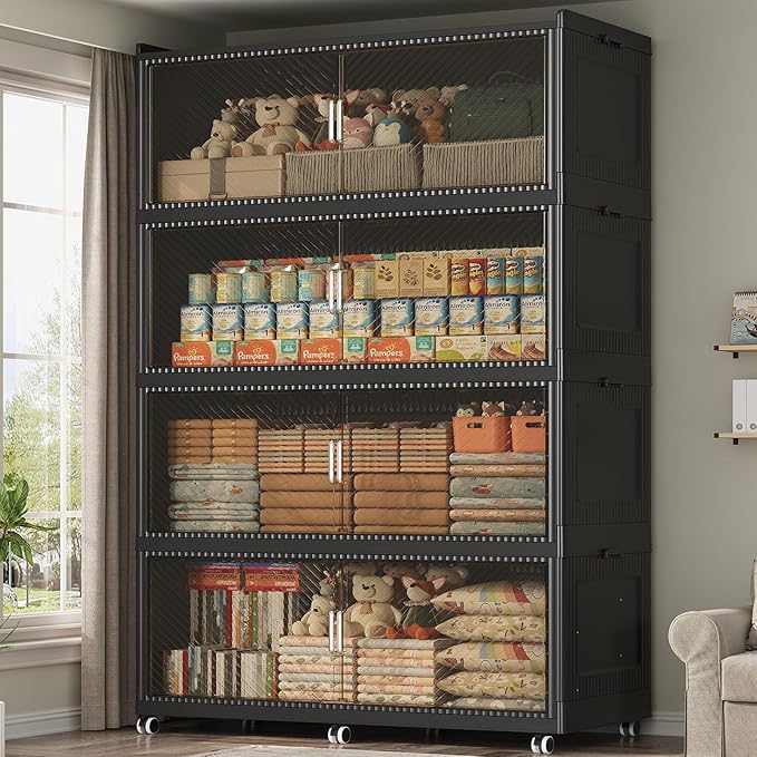 320Gal Extra Large Stackable Storage Bins by KUYIGAME
