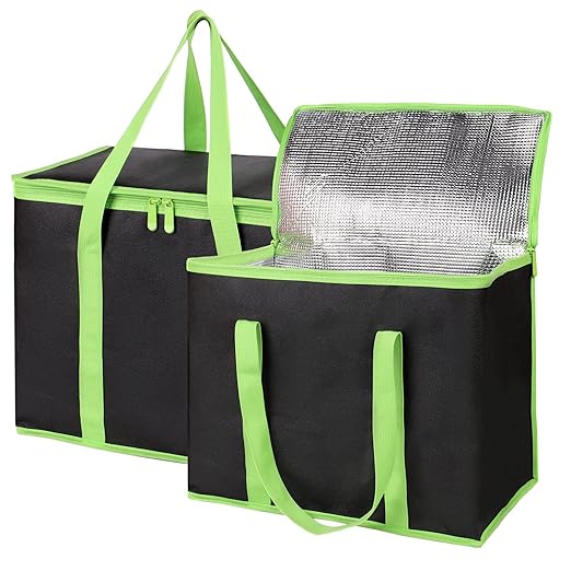 Bodaon 4-Pack Insulated Pizza Delivery Bags, X-Large Reusable Grocery Shopping by Bodaon