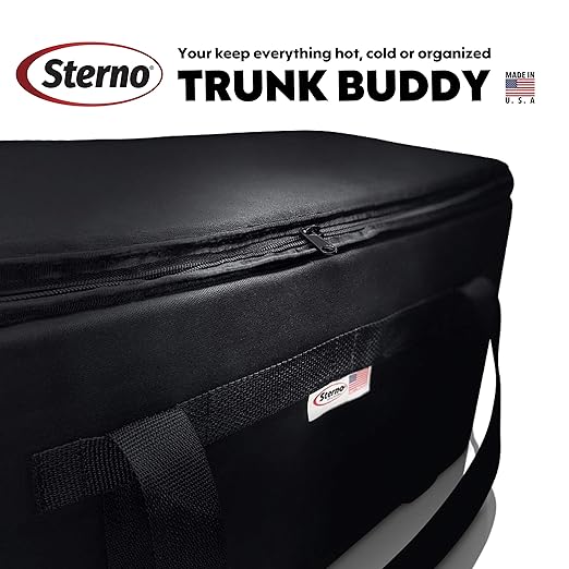 Sterno Trunk Buddy Insulated Leak Proof Organizer, Hot and Cold Food Bag - Image 9