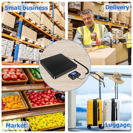 Shipping Scale, 440 lbs/0.35oz High Accurate Digital Postal Scale - Image 7