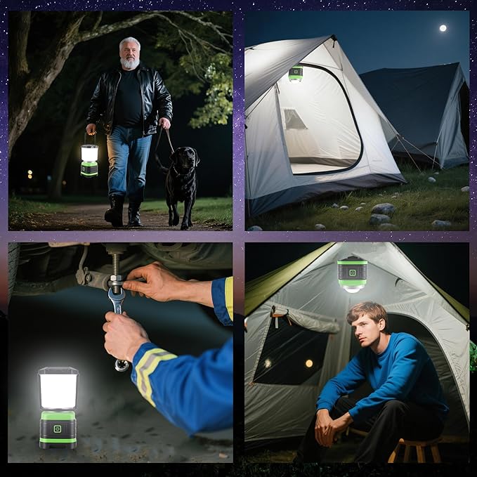 Lichamp LED Camping Lantern, Battery Powered LED Lights Camping Essentials - Image 9