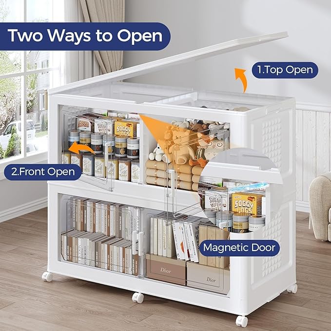 600 QT Extra Large Stackable Storage Bins - Image 4