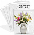 5 Pack Self Seal 20 x 24 Inch Bubble Bags Extra Large Clear Bubble Cushioning by Dunzoom
