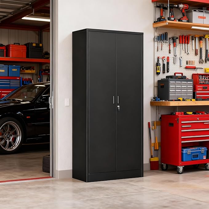 BESFUR Metal Storage Cabinet - Image 2