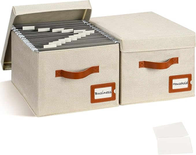 Storage Standard 2-Pack File Organizer Box - Image 2