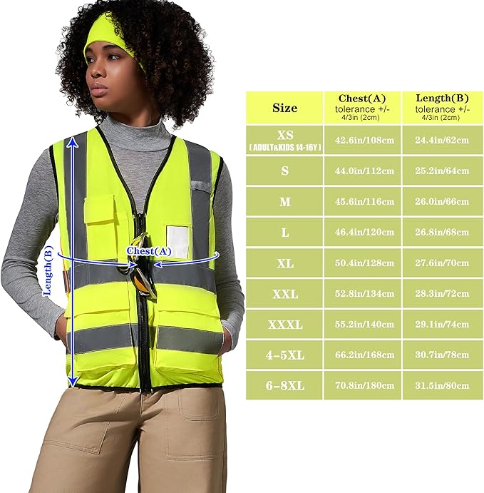 A-SAFETY High Visibility Reflective Safety Vest Customize Logo - Image 5