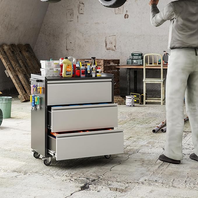 Aobabo Metal Garage Storage Cabinets - Image 7