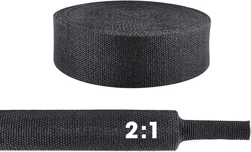 2 to 1 Heat Shrink Braided Sleeving 3/4" by Sunnarepoon