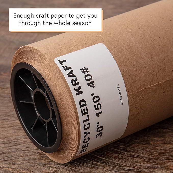 DIY CREW Brown Kraft Paper Roll - Image 5
