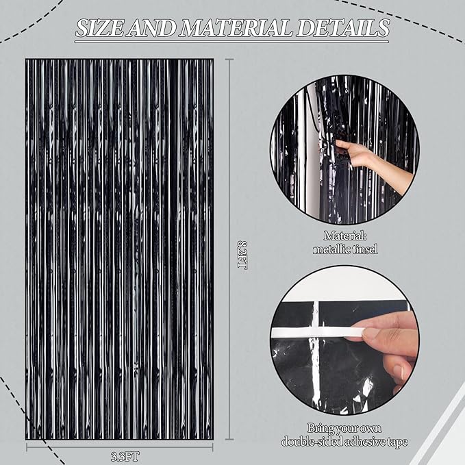 3 Pack Foil Fringe Backdrop - Image 3