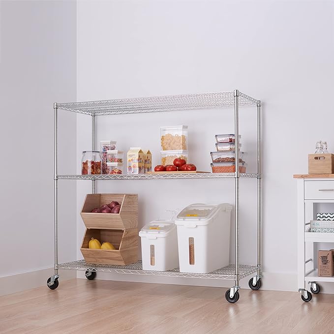 Trinity Basics 3-Tier Adjustable Wire Shelving - Image 2
