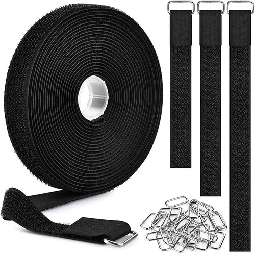 1"x39.4ft Hook and Loop Straps by Nettbe