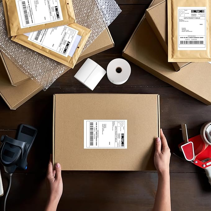 Thermal Shipping Labels, FungLam Mailing Postage Shipping Label Compatible - Image 7