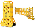 Alpine Commercial Safety Barriers, 13 Foot Expandable Mobile Barricade System by AlpineIndustries