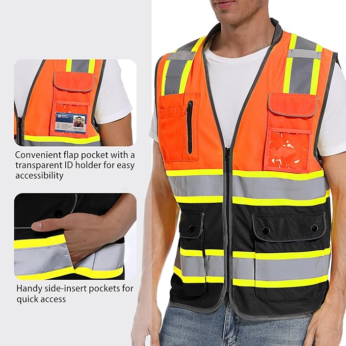 Reflective Safety Vest for Men and Women - Image 3
