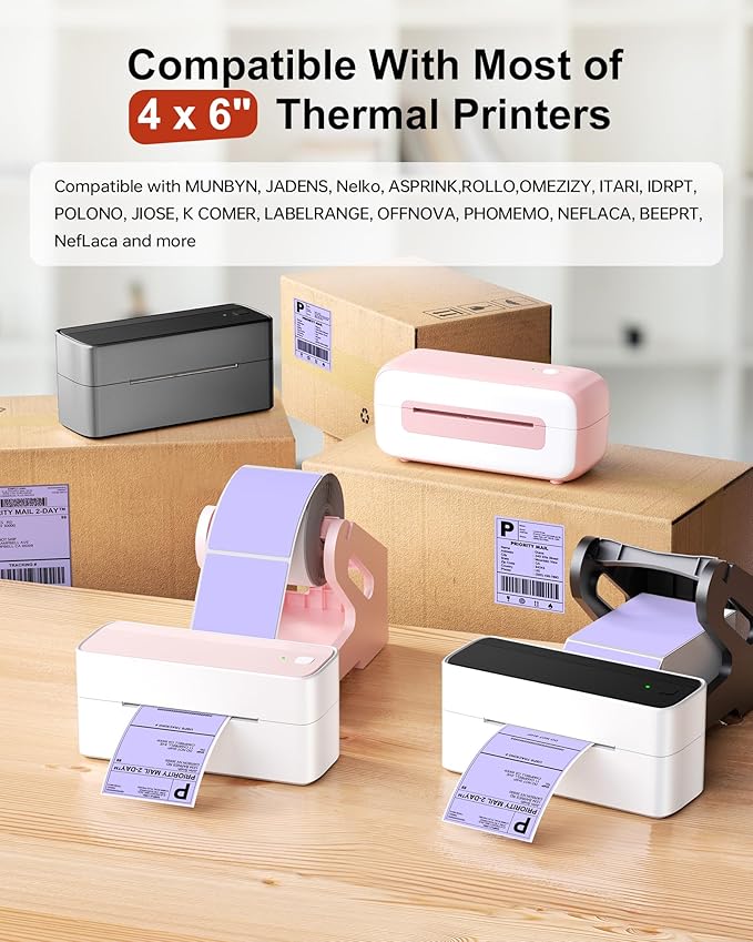 Phomemo 4x6 Thermal Labels for Shipping Label Printer - Image 6