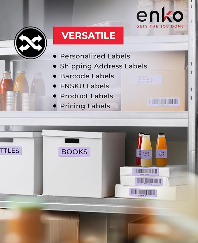 enKo Address, Shipping & Barcode Labels 30252 - Image 5