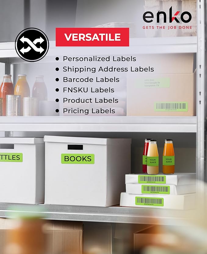 enKo Address, Shipping & Barcode Labels 30252 - Image 5