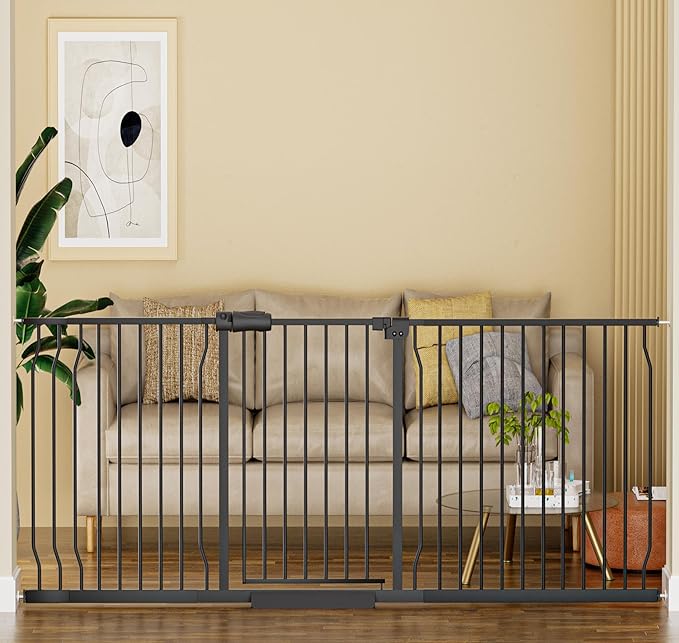 Extra Wide Baby Gate Extra Wide Extra Tall Dog Gates by HOOOEN