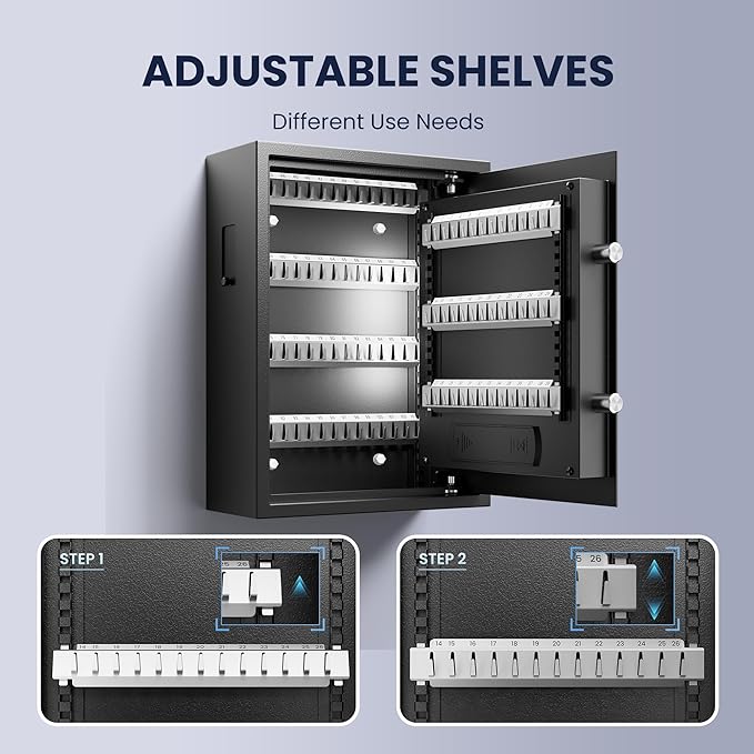 Heavy Duty 103 Keys Electronic Key Lock Box - Image 6