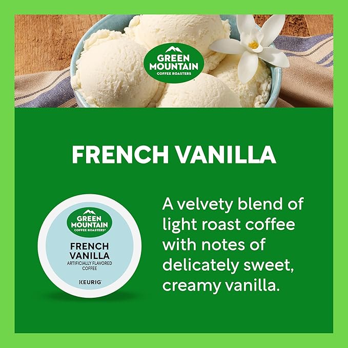 Green Mountain Coffee Roasters French Vanilla Coffee, Keurig Single-Serve K-Cup - Image 7