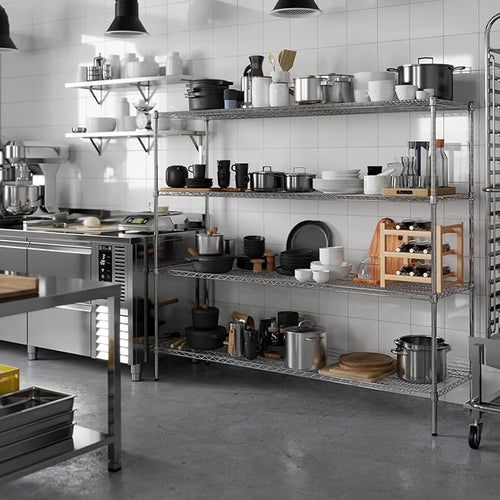 21" Deep x 72" Wide x 64" Height Wire Shelving Kit | 4-Tier | NSF Commercial - Image 2