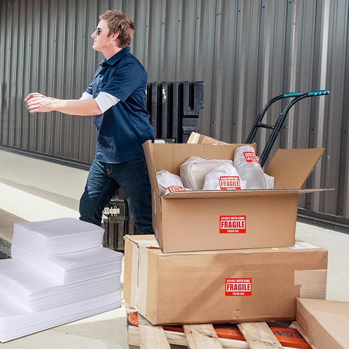 540Pcs Dish Packing Supplies for Moving, 270 Cushion Foam Wrap Pouches & Sheets - Image 7