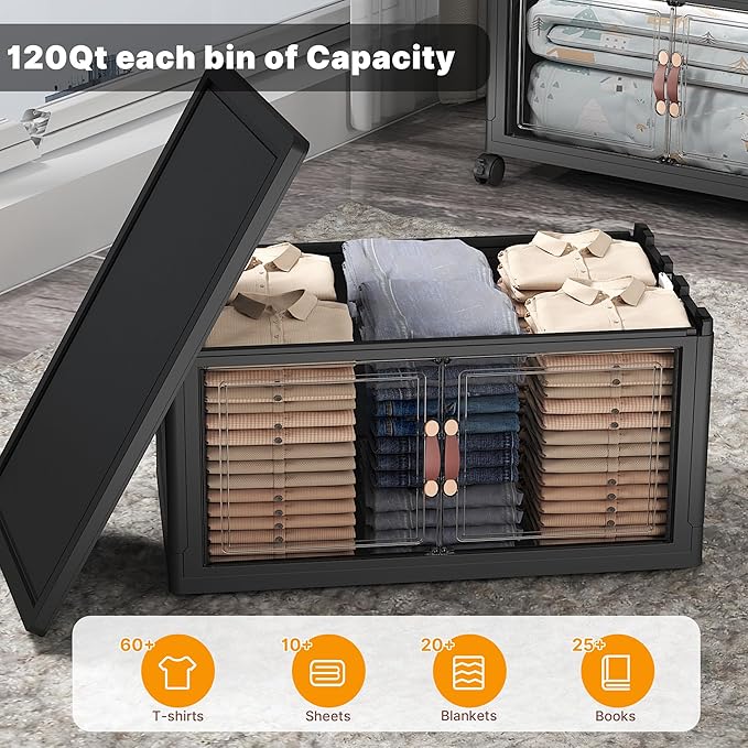 Extra Large Stackable Storage Bins - Image 8