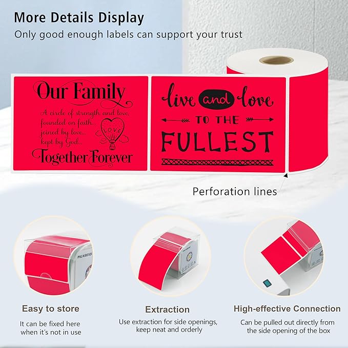 3x5 Inch Thermal Label Stickers, Moving Boxes, Address & Inventory Organization - Image 4