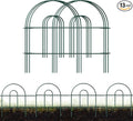 Decorative Garden Folding Border Fence, Metal Wire Edging Flower Fence Panel by FOREHOGARGARDEN%EF%BC%86HOME