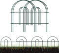 Decorative Garden Folding Border Fence, Metal Wire Edging Flower Fence Panel by FOREHOGARGARDEN%EF%BC%86HOME