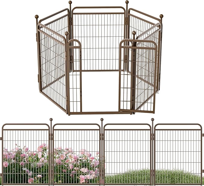 32 in Decorative Garden Fence Outdoor by GardnerPet