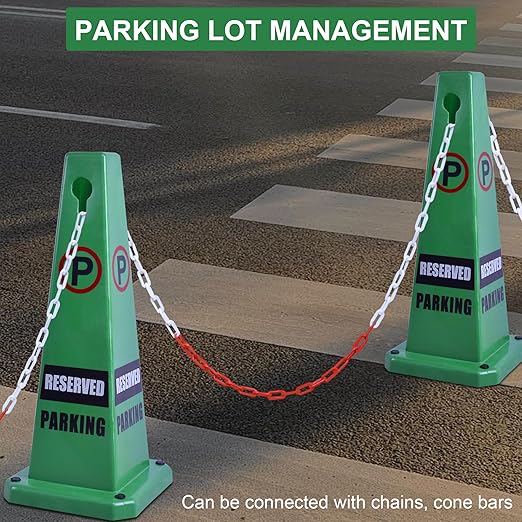 OrangeStar 8-Pack Reserved Parking Cones - Image 5