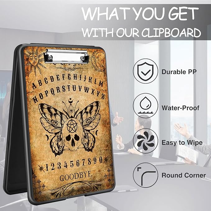 Clipboard with Storage, High Capacity Plastic Storage Clipboard with Low - Image 6