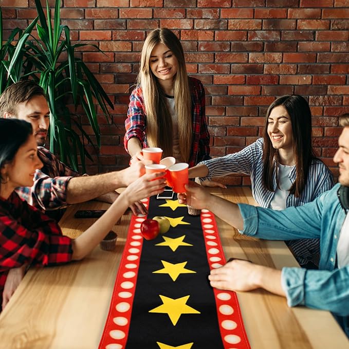 2 Pcs 13 x 72 Inch Movie Night Table Runner - Image 4