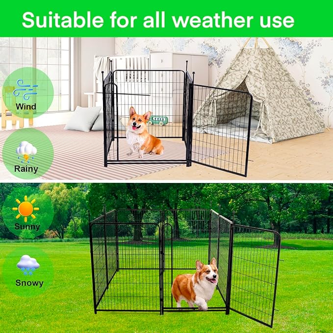 Tall Garden Fence Animal Barrier, 48 in Fencing - Image 3