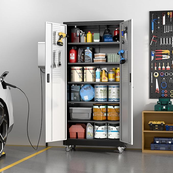 Aobabo Garage Metal Storage Cabinet - Image 2