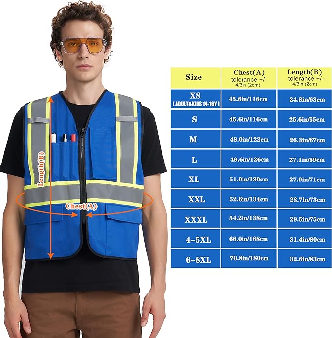 A-KSAFETY Custom High Visibility Reflective Safety Vest - Image 4