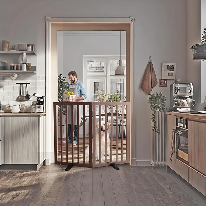 ZJSF Freestanding Indoor Dog Gate - Image 2
