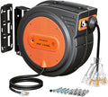 SURAIELEC 80 FT Retractable Extension Cord Reel, 14 AWG SJTOW Power Cord by SURAIELEC