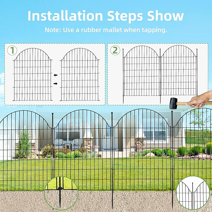5 Panels Decorative Outdoor Garden Fencing - Image 3