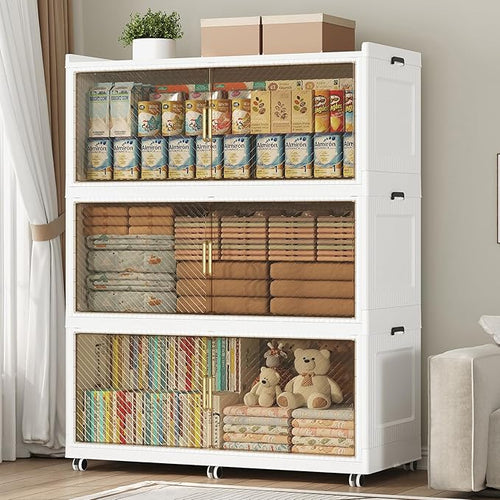 150Gal Extra Large Stackable Storage Bins by KUYIGAME
