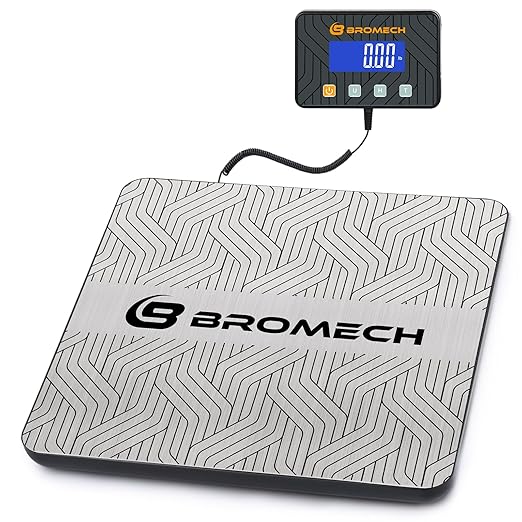 Postal Scales for Shipping Packages 440lb Heavy Duty Digital Mail Scale High by BROMECH