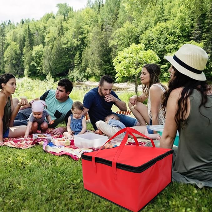 PRETYZOOM Insulated Bag for Food Packing, Large Capacity Pizza Packing Bags for - Image 8