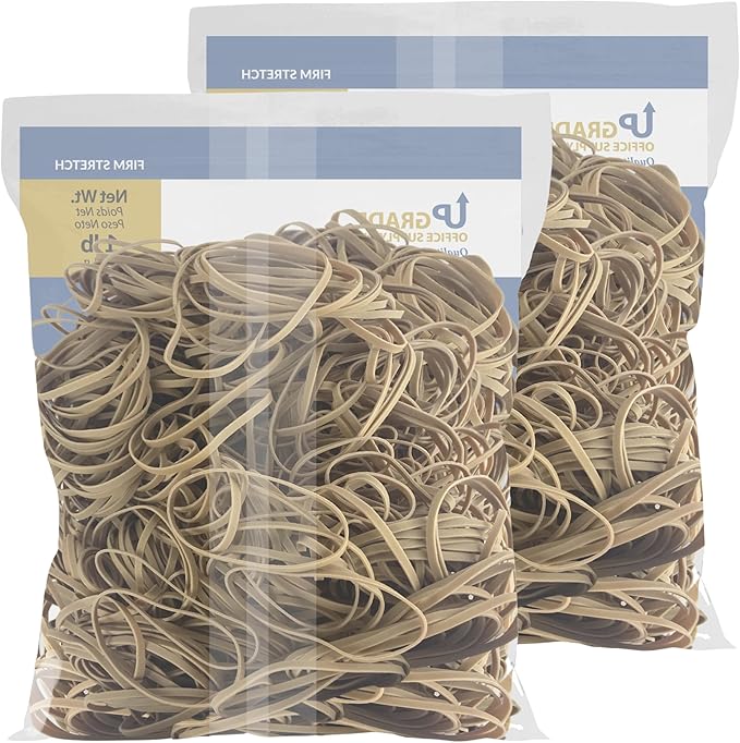 Upgrade Rubber Bands Size 32 700 Bands 1 lb Bag 2 Pack USA - Image 2