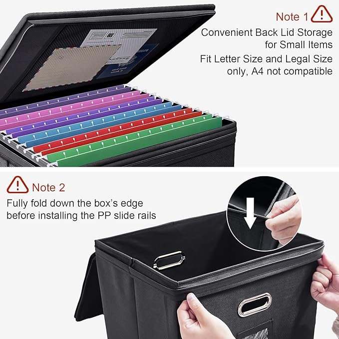 8 Pack Large File Organizer Boxes - Image 5