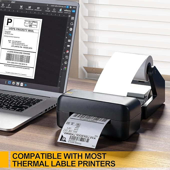 Qncz 1000 Pcs 4x6 Thermal Labels - Image 3
