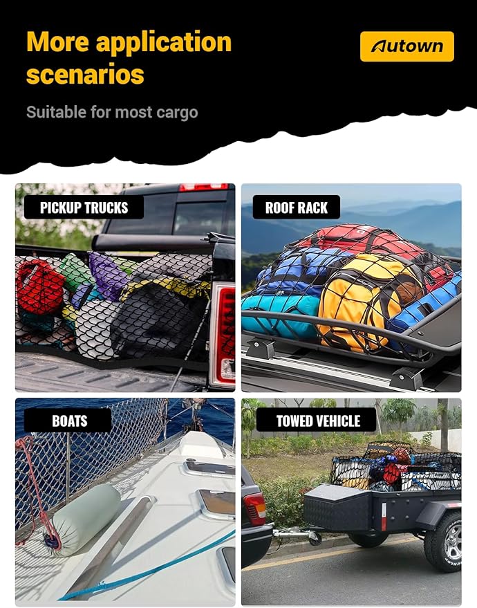 Cargo Net for Pickup Truck Bed - Image 7
